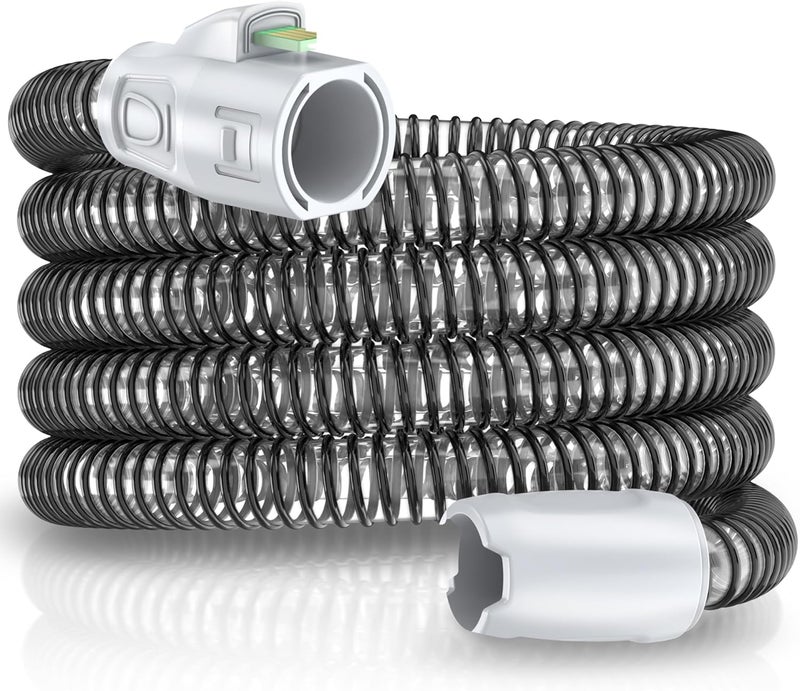 IDEAR نسخة محسّنة من خرطوم الهواء Climate Line متوافق مع Airsense 11 و Aircurve 11 فقط، غير متوافق مع Airsense 10 - خرطوم بديل قابل لإعادة الاستخدام بطول 6.5 قدم لوازم CPAP ذات قيمة رائعة - Image 1